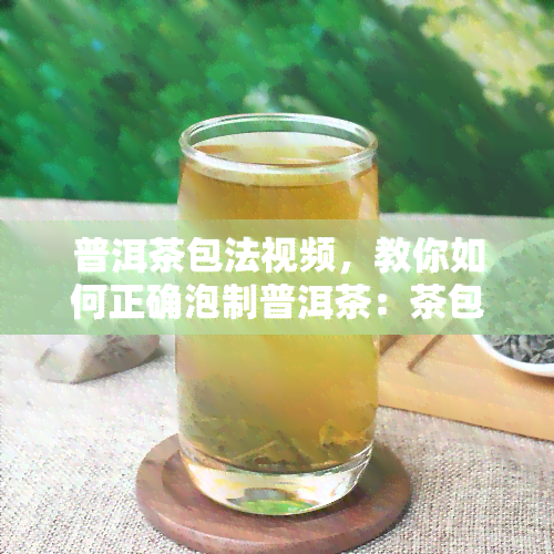 普洱茶包法视频，教你如何正确泡制普洱茶：茶包法视频教程