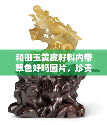 和田玉黄皮籽料内带翠色好吗图片，珍贵稀有：和田玉黄皮籽料内带翠色的美图展示