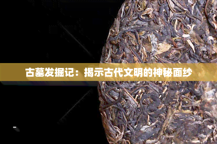 古墓发掘记：揭示古代文明的神秘面纱