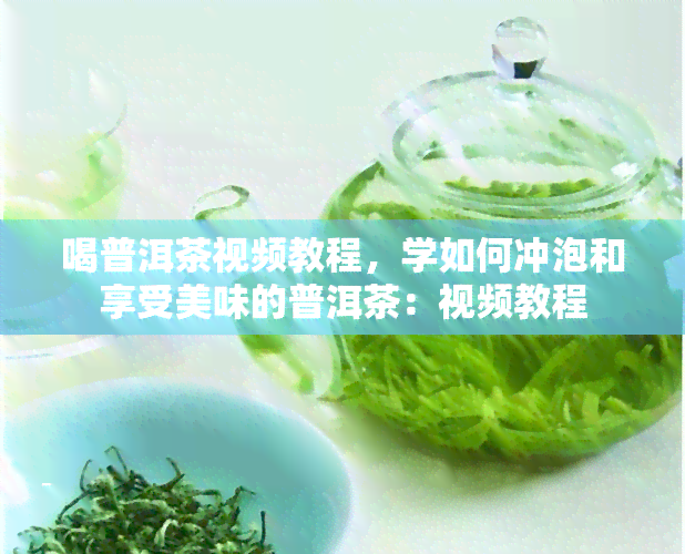 喝普洱茶视频教程，学如何冲泡和享受美味的普洱茶：视频教程