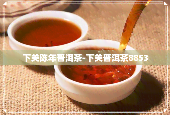 下关陈年普洱茶-下关普洱茶8853