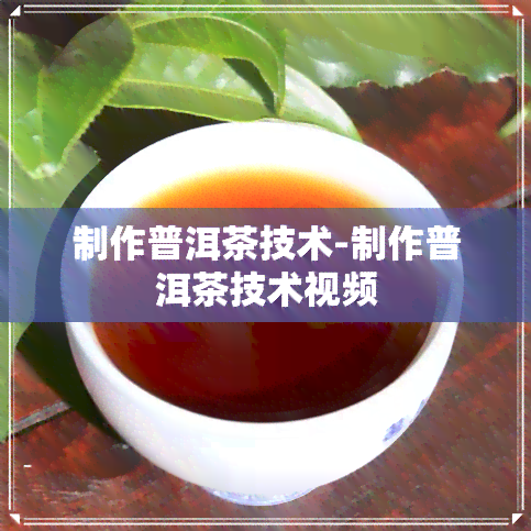 制作普洱茶技术-制作普洱茶技术视频