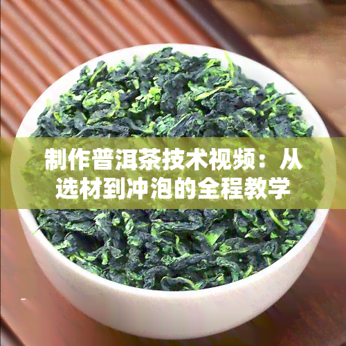 制作普洱茶技术视频：从选材到冲泡的全程教学