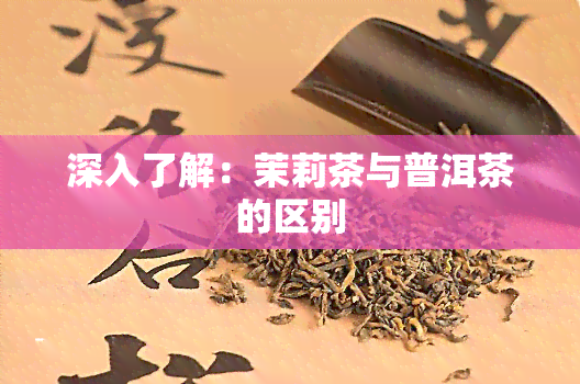 深入了解：茉莉茶与普洱茶的区别