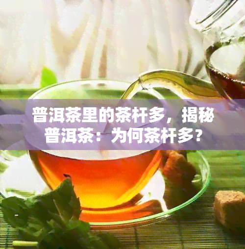 普洱茶里的茶杆多，揭秘普洱茶：为何茶杆多？