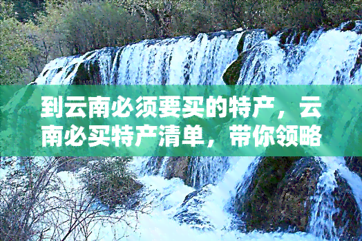 到云南必须要买的特产，云南必买特产清单，带你领略彩云之南的独特魅力！