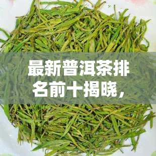 最新普洱茶排名前十揭晓，一文带你了解