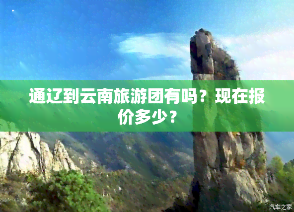 通辽到云南旅游团有吗？现在报价多少？