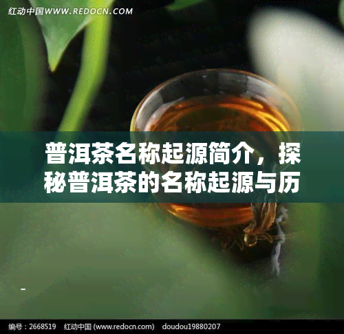 普洱茶名称起源简介，探秘普洱茶的名称起源与历文化背景