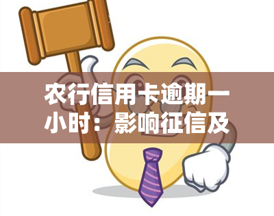 农行信用卡逾期一小时：影响及后果