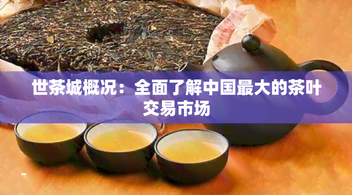 世茶城概况：全面了解中国更大的茶叶交易市场