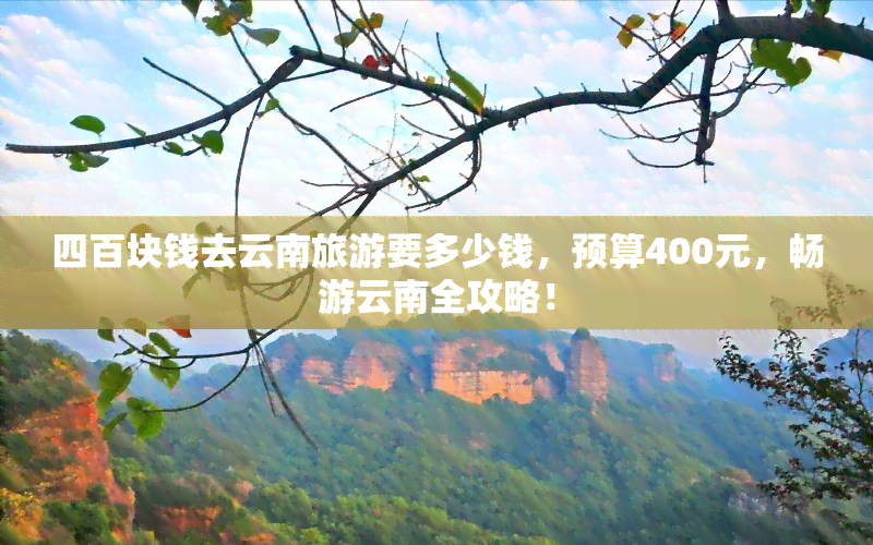 四百块钱去云南旅游要多少钱，预算400元，畅游云南全攻略！