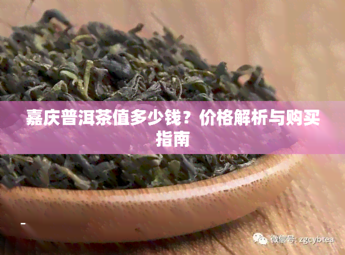 嘉庆普洱茶值多少钱？价格解析与购买指南