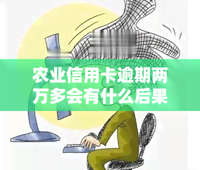 农业信用卡逾期两万多会有什么后果？该如何处理？