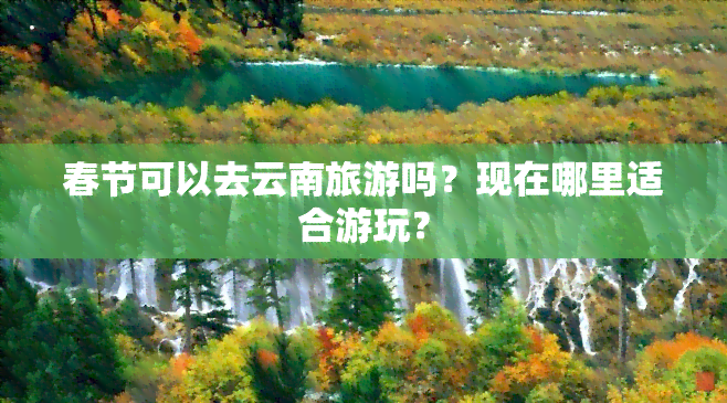 春节可以去云南旅游吗？现在哪里适合游玩？