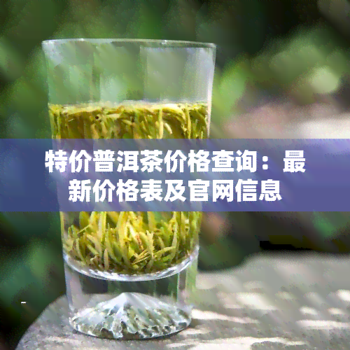 特价普洱茶价格查询：最新价格表及官网信息