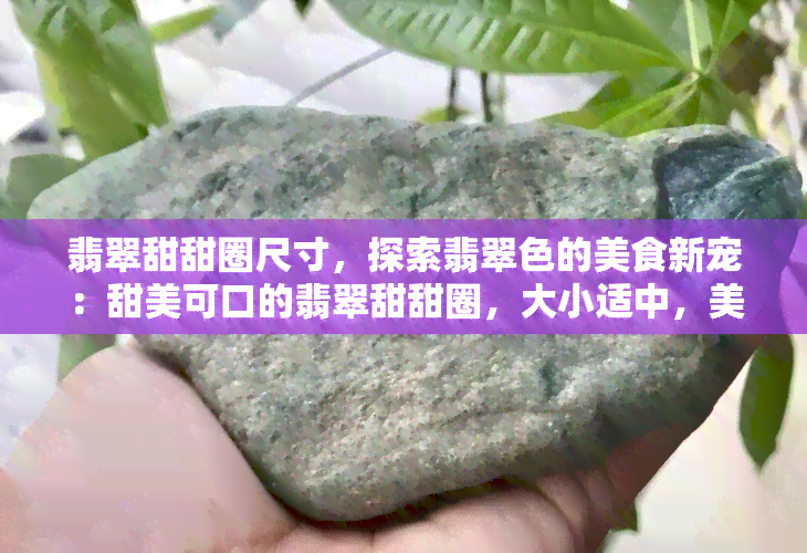 翡翠甜甜圈尺寸，探索翡翠色的美食新宠：甜美可口的翡翠甜甜圈，大小适中，美味不容错过！