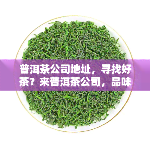 普洱茶公司地址，寻找好茶？来普洱茶公司，品味正宗的普洱茶！