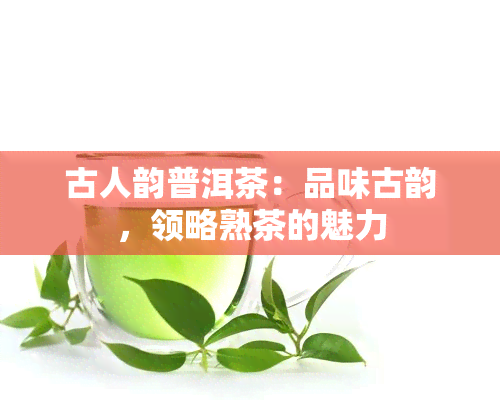 古人韵普洱茶：品味古韵，领略熟茶的魅力