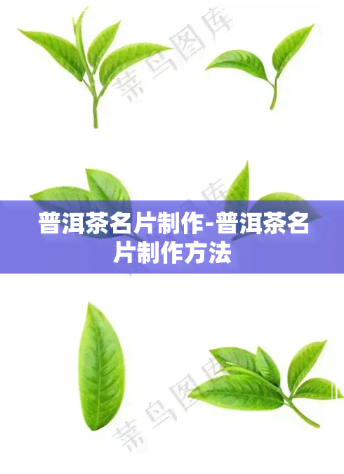 普洱茶名片制作-普洱茶名片制作方法