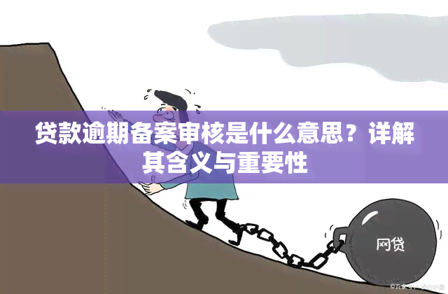 贷款逾期备案审核是什么意思？详解其含义与重要性