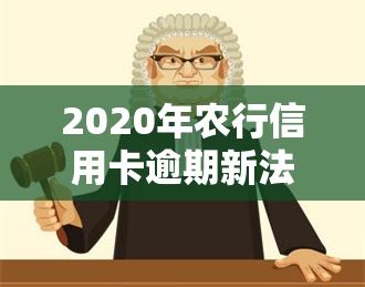 2020年农行信用卡逾期新法规详解