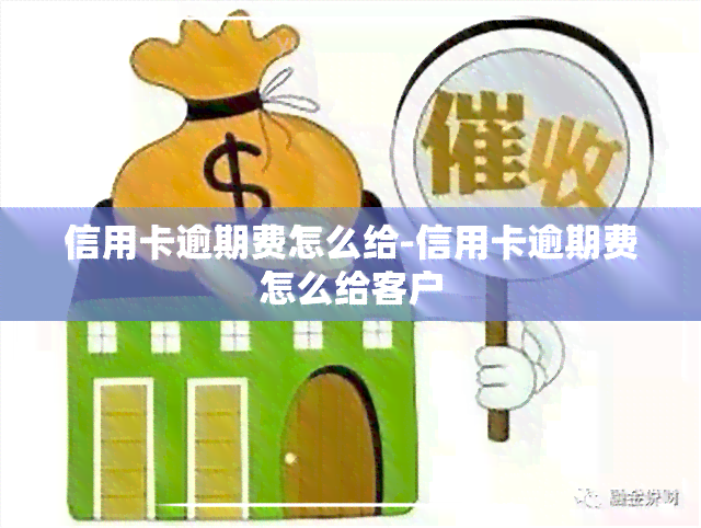 信用卡逾期费怎么给-信用卡逾期费怎么给客户