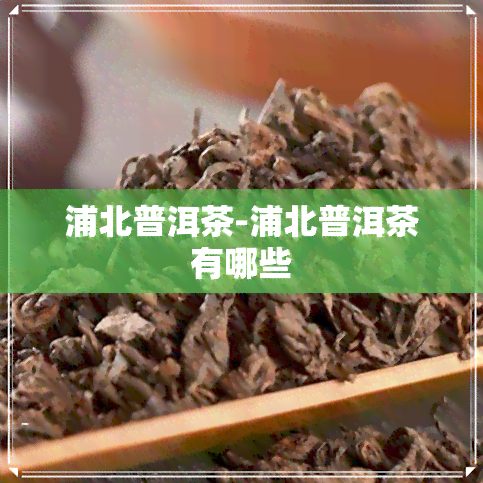 浦北普洱茶-浦北普洱茶有哪些