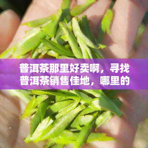 普洱茶那里好卖啊，寻找普洱茶销售佳地，哪里的市场更活跃？