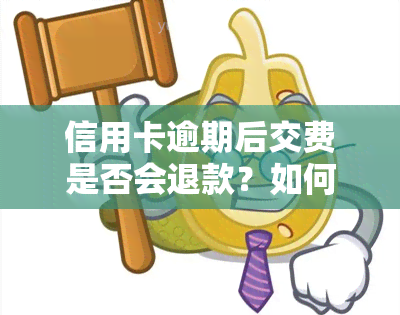 信用卡逾期后交费是否会退款？如何处理？