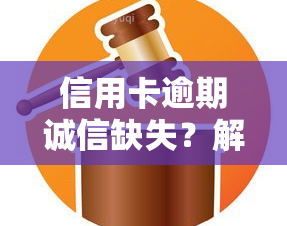 信用卡逾期诚信缺失？解决方案在此！