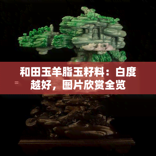 和田玉羊脂玉籽料：白度越好，图片欣赏全览