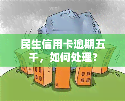 民生信用卡逾期五千，如何处理？