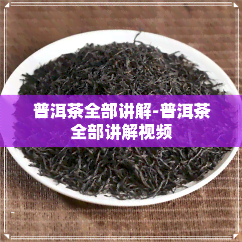 普洱茶全部讲解-普洱茶全部讲解视频