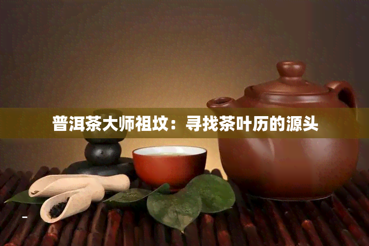 普洱茶大师祖坟：寻找茶叶历的源头