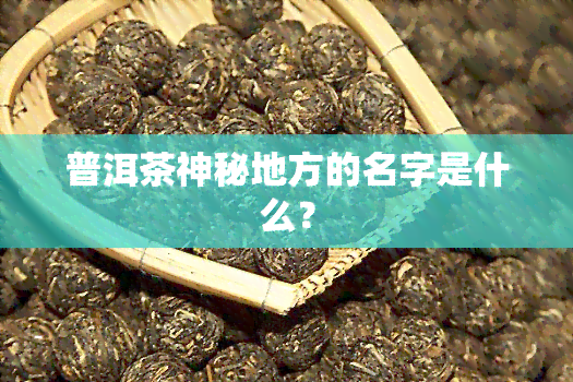 普洱茶神秘地方的名字是什么？