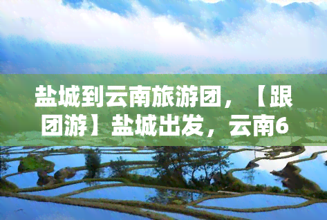 盐城到云南旅游团，【跟团游】盐城出发，云南6日5晚品质游，昆明、大理、丽江，纯玩无购物，全包价4980元/人