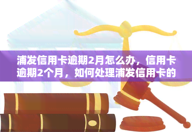 浦发信用卡逾期2月怎么办，信用卡逾期2个月，如何处理浦发信用卡的欠款问题？