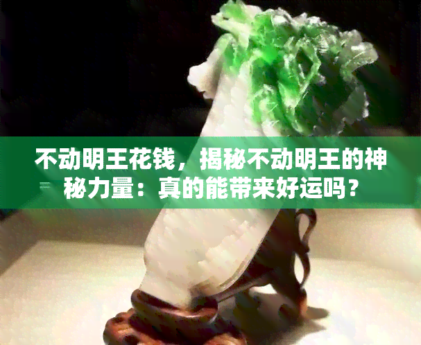 不动明王花钱，揭秘不动明王的神秘力量：真的能带来好运吗？