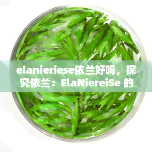 elanieriese依兰好吗，探究依兰：ElaNiereiSe 的产品怎么样？