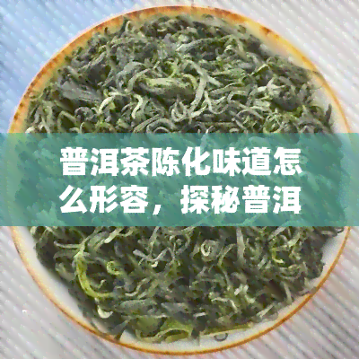 普洱茶陈化味道怎么形容，探秘普洱茶陈化：如何描述其独特的味道特征？