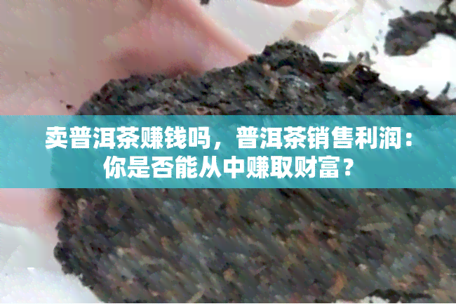 卖普洱茶赚钱吗，普洱茶销售利润：你是否能从中赚取财富？