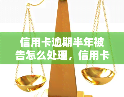 信用卡逾期半年被告怎么处理，信用卡逾期半年被告：应对策略与解决方法