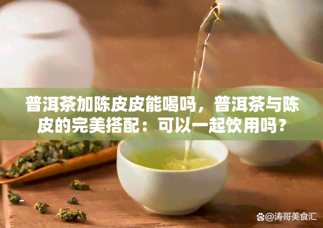 普洱茶加陈皮皮能喝吗，普洱茶与陈皮的完美搭配：可以一起饮用吗？