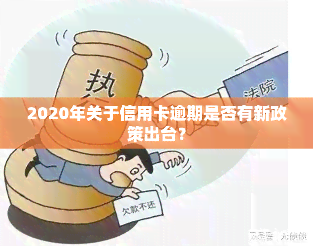 2020年关于信用卡逾期是否有新政策出台？