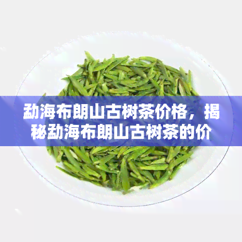 勐海布朗山古树茶价格，揭秘勐海布朗山古树茶的价格，深度解析其背后的价值