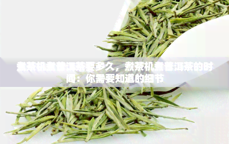 煮茶机煮普洱茶要多久，煮茶机煮普洱茶的时间：你需要知道的细节