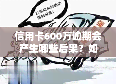 信用卡600万逾期会产生哪些后果？如何处理？