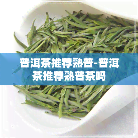 普洱茶推荐熟普-普洱茶推荐熟普茶吗