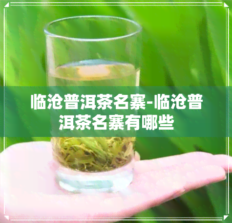 临沧普洱茶名寨-临沧普洱茶名寨有哪些